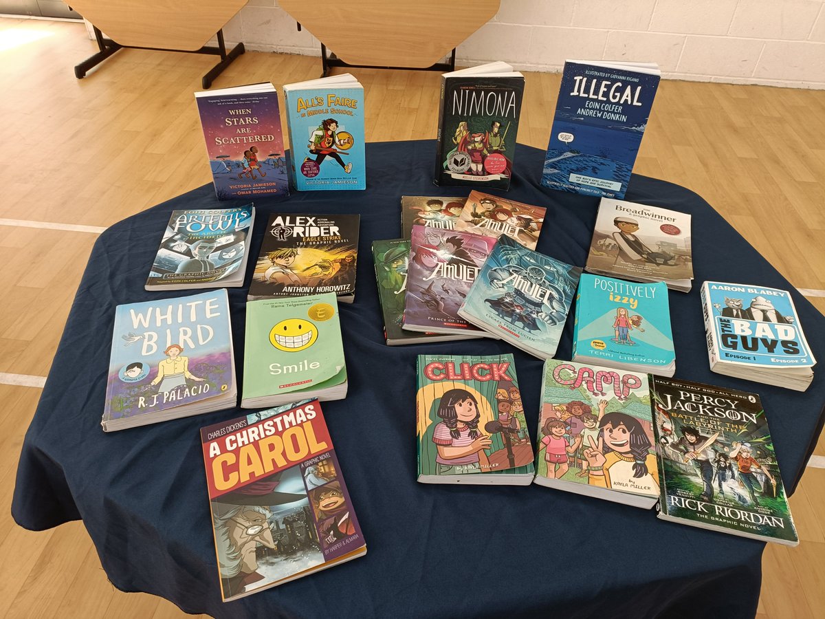 LucyRushton24's tweet photo. Graphic novels are the focus reading material for our final TSRC session today. Looking forward to sharing EOP and reflecting on the year's project @StWEnglishHub @OpenUni_RfP https://t.co/DexjFX7TwK