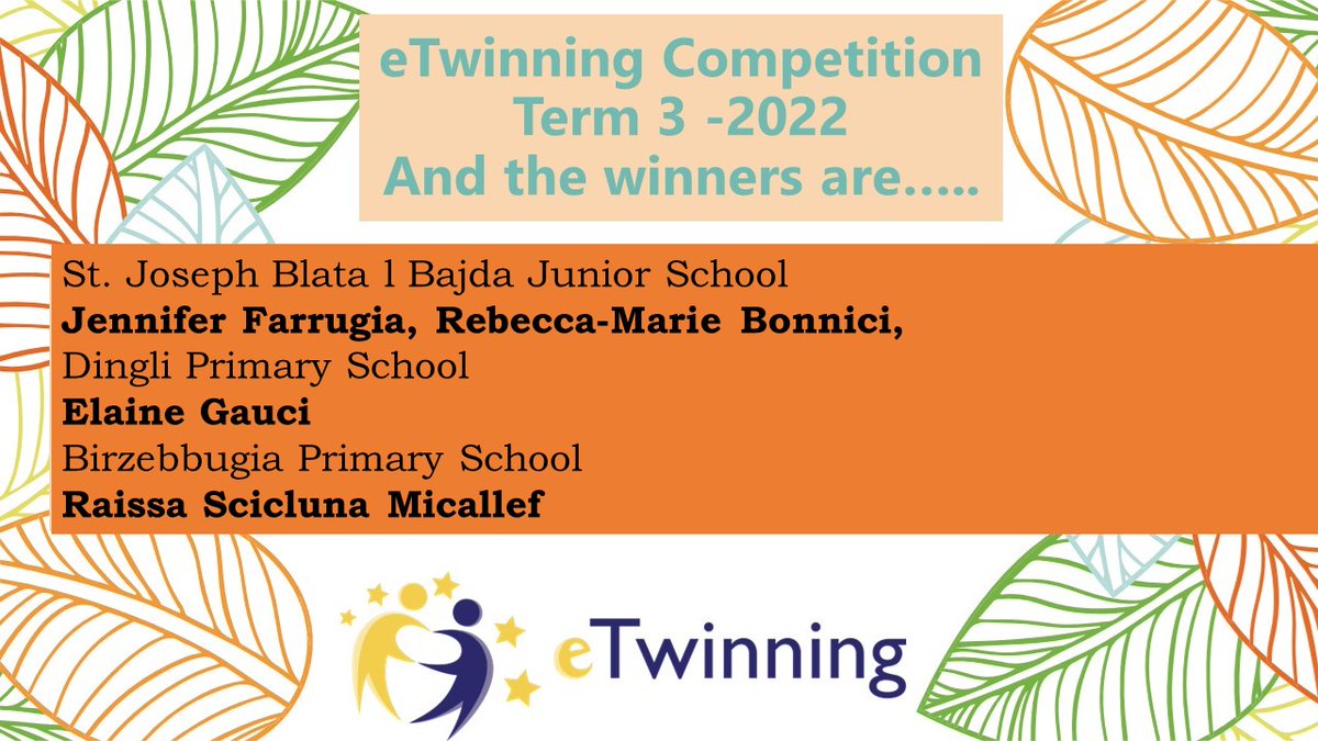 And the winners are: