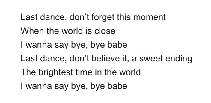 bny_es's tweet photo. The lyrics are so good https://t.co/gWptnWbsPA