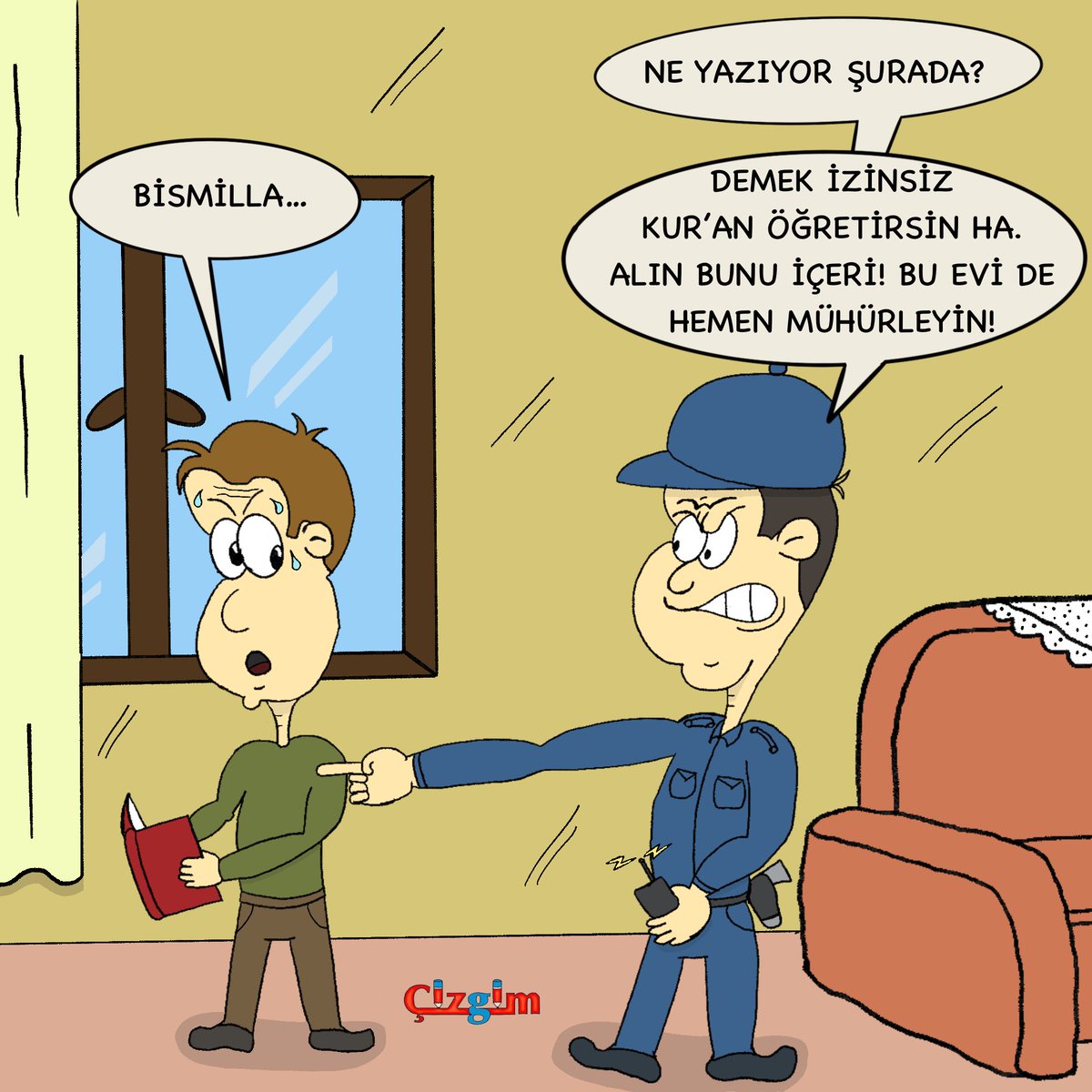 furkanagonullu's tweet photo. OSMANİYE’DE FURKAN HAREKETİ MENSUBU VATANDAŞIN EVİ, KUR’AN OKUNDUĞU İÇİN MÜHÜRLENDİ!  #KuranOkumakSuçMu #OsmaniyeEmniyeti #28ŞubatHortladı SemraKuytul Gözaltında   https://t.co/or0CNXpDnh