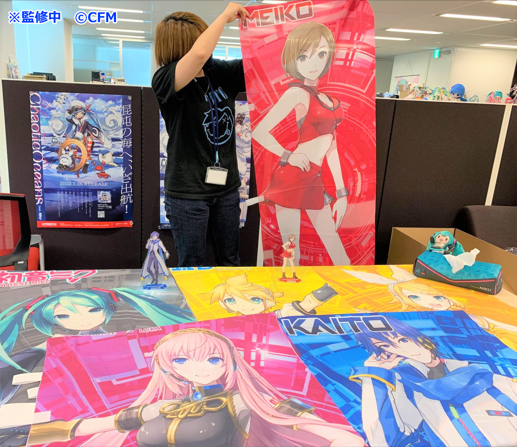 激レア、未使用】等身大のぼり（初音ミク） / ピアプロキャラクターズ