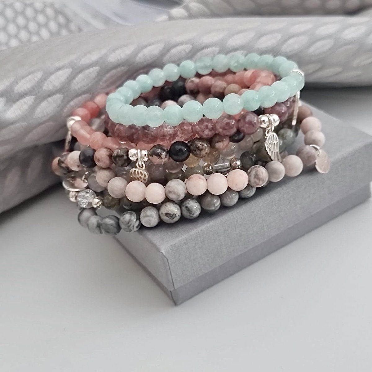 Can’t decide which one is  my favourite 😍 #bracelets #braceletstacking #gemstones #gemstonebracelets #Healing #beads #instagramshop #mumsinbusiness #mums #love #Accessories #beautiful #braceletshandmade #crystalbracelets #musthaves #jewellery