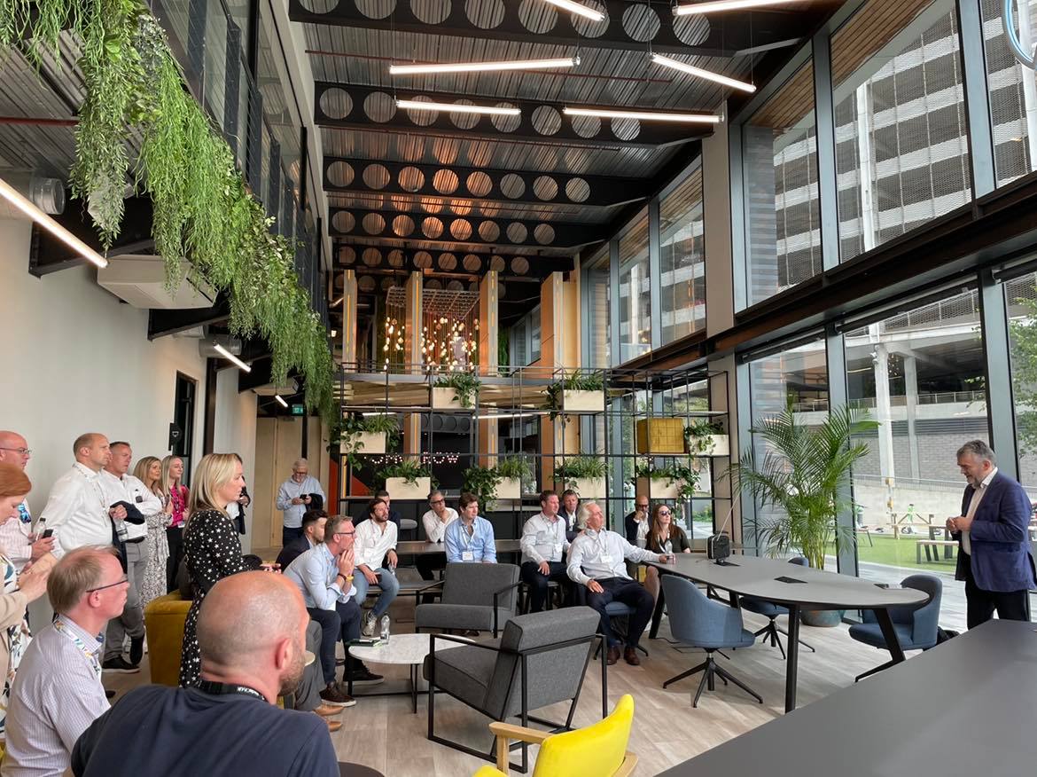 Chapman_Taylor's tweet photo. A warm welcome for BCO delegates from Chapman Taylor in Manchester https://t.co/5uh4Yf4f7J #BCO #BCOConference #BCOConference2022 #BritishCouncilofOffices #Workplace #Office #WorkplaceDesign #OfficeDesign #WorkplaceArchitects #OfficeArchitects #WorkplaceArchitecture #Architecture https://t.co/hXwzkFXa1d