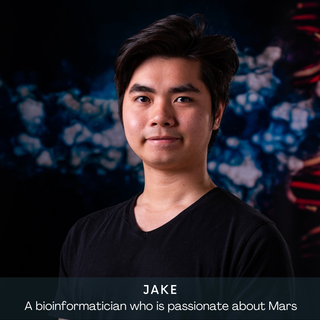 Hi, my name is Jake! 

I study for my M.Sc. in Bioinformatics where I apply AI models to different biological problems. More data, baby!😉

In our iGEM Team I take part in administrative, dry lab and some wet lab works. 💻👨‍🔬
#iGEM #dtubiobuilders #dtudk #synbio