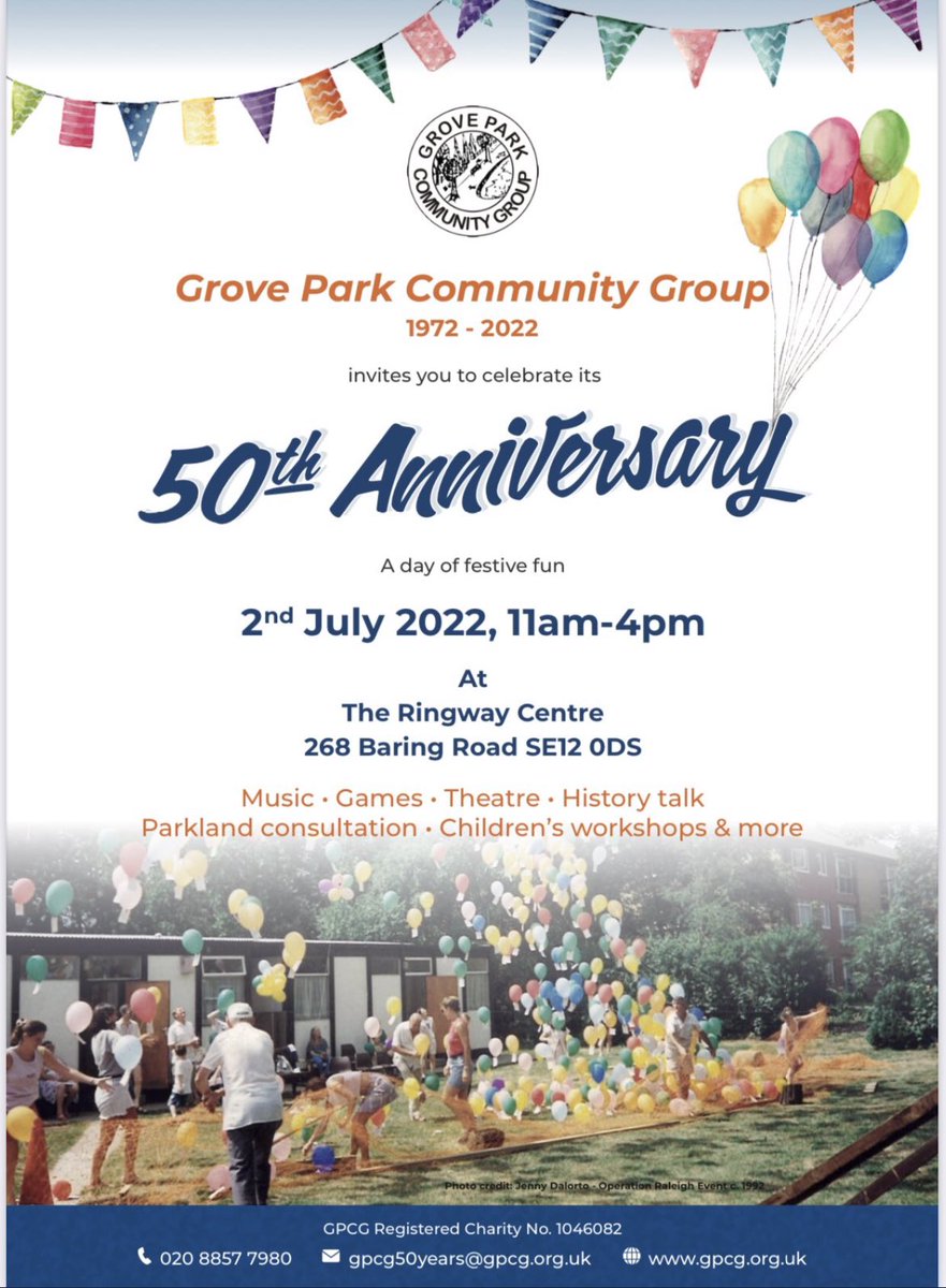 GroveParkSE12's tweet image. On July 2 nd GPCG celebrates 50 years, find out which famous group of Grove Park residents laid the foundations for National Parks @lewishamledger @WildLondon @RewildingB #railwaychildren urban national park @StudiocanalUK @4JennyAgutter @SadiqKhan @damienegan @LDN_pressoffice