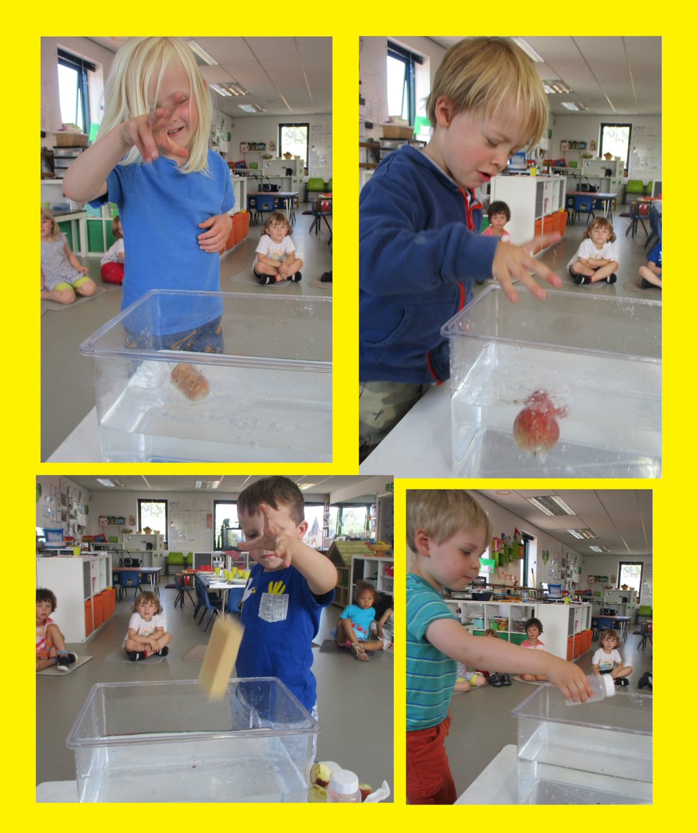 GreenacresLtd's tweet photo. We have been exploring whether a group of objects would float or sink. We collected different materials & guessed what we thought would happen and why. Then we placed each object into the water and talked about what had happened to each one. #ScienceExperiment #FloatOrSink https://t.co/K5kVi4eotQ