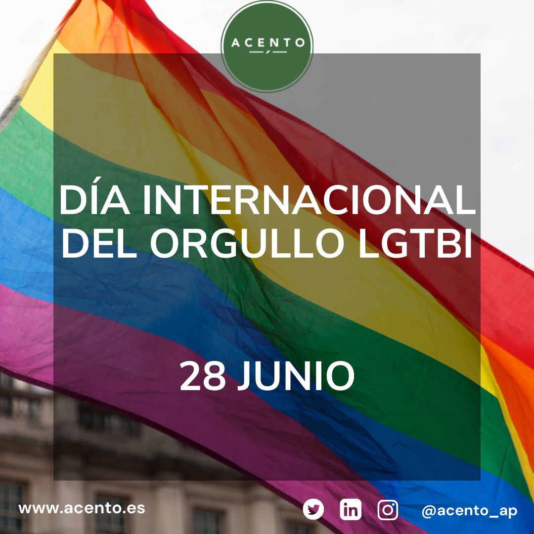 🌈El 28 de junio de 1969 comenzaron una serie de manifestaciones en #Stonewall que marcaron el inicio del movimiento de liberación del colectivo #LGTBI
 
A pesar de los avances, la lucha continúa. No podemos ser ajenos a la reivindicación de hoy
 
¡Feliz día del #OrgulloLGTBI !