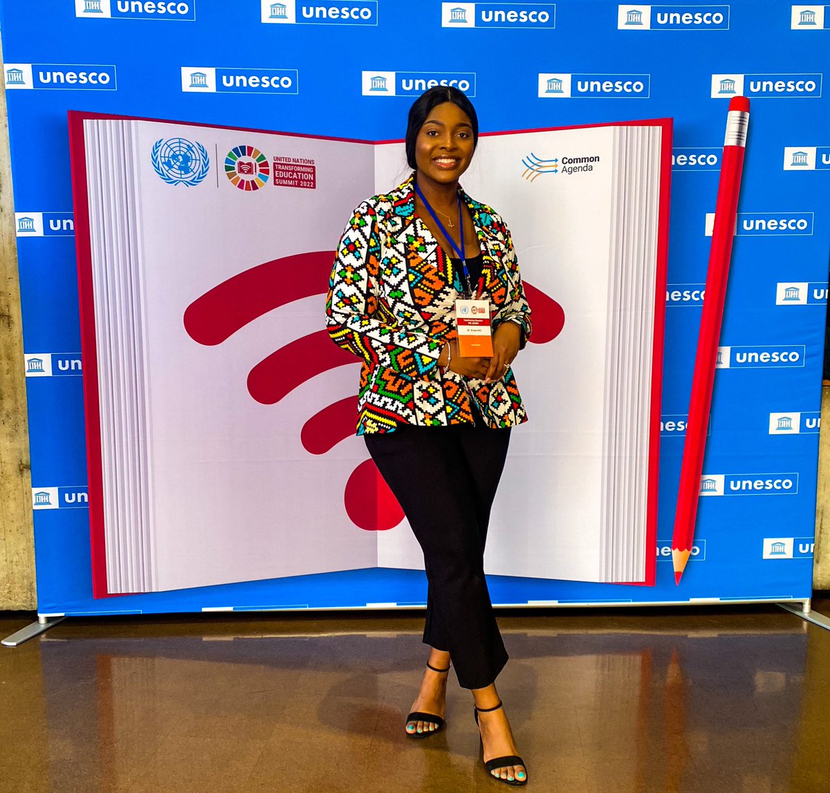 presh_agaecheta's tweet photo. It is our mandate as Young people to join the #TransformingEducation agenda https://t.co/TTTT393Awm
