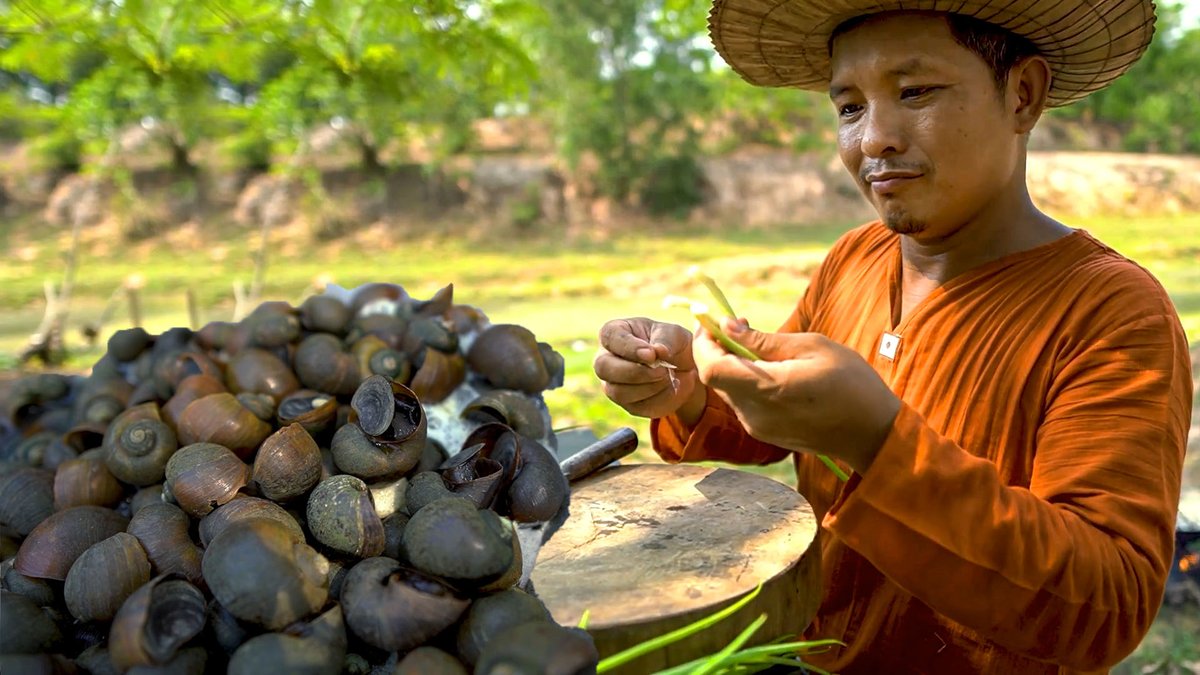 meanpanarith's tweet photo. Funny Kungfu Cooking Spicy Snails | Cooking In Forest https://t.co/gjBxtX0hrI via @YouTube https://t.co/6JKsUVTbcg