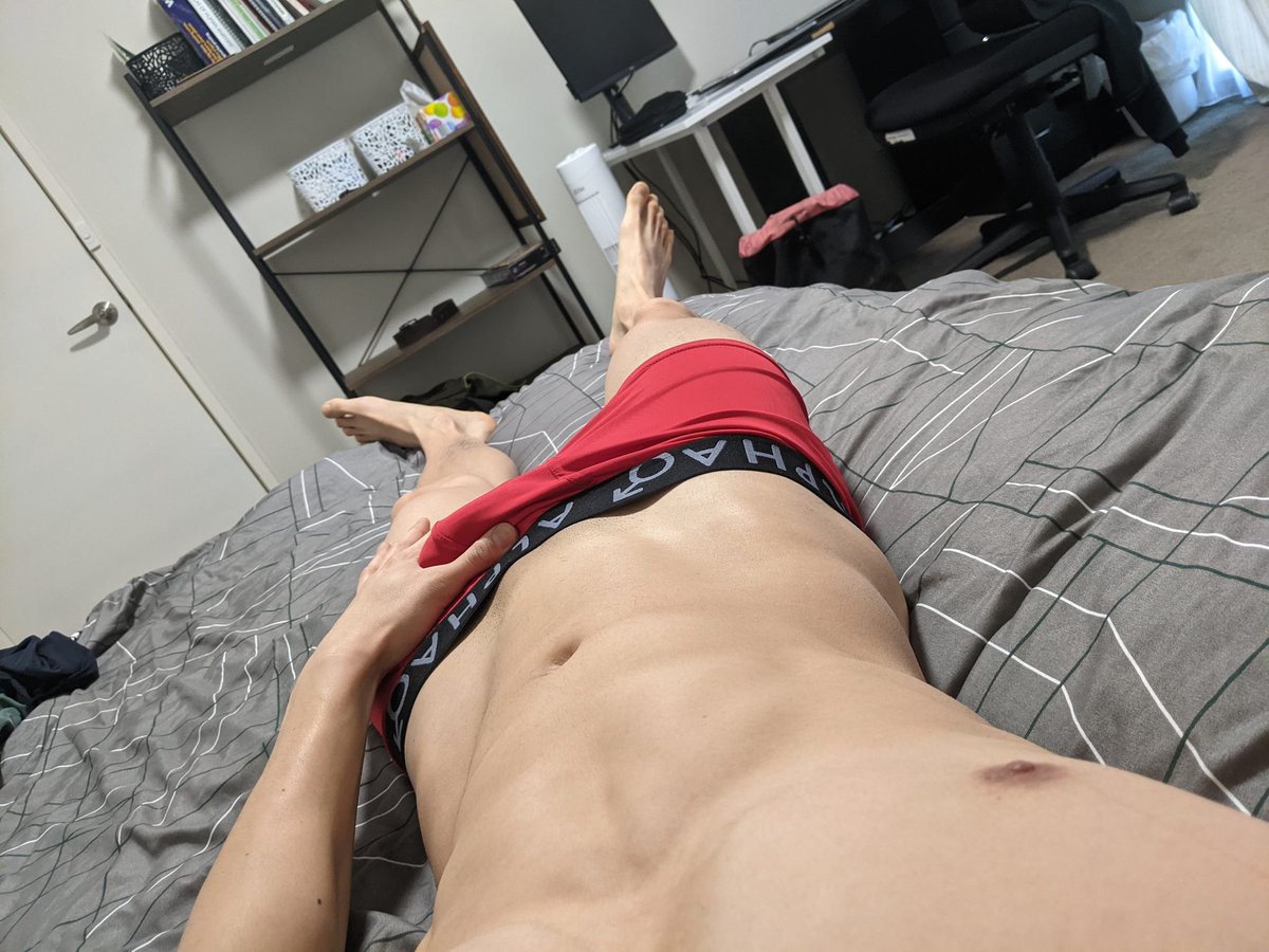 Nothing beats lounging on the bed after a hard 🤭 day at work from my POV 

Join me, maybe?