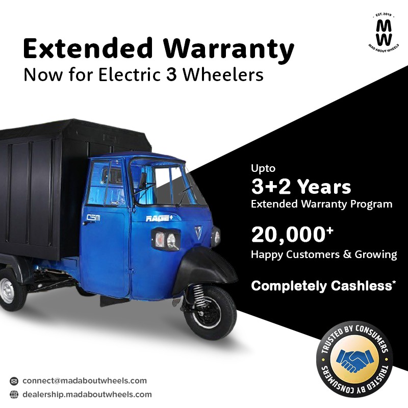 madaboutwheels_'s tweet photo. Get an Extended Warranty now for Electric 3 Wheelers!!!
👉 Completely Cashless

#leadthechange #ampere #extendedwarranty #customerexperiences #cashless #electricvehicles #electricvehiclesindia #madaboutwheels #byjli https://t.co/mbrnI2UwI4