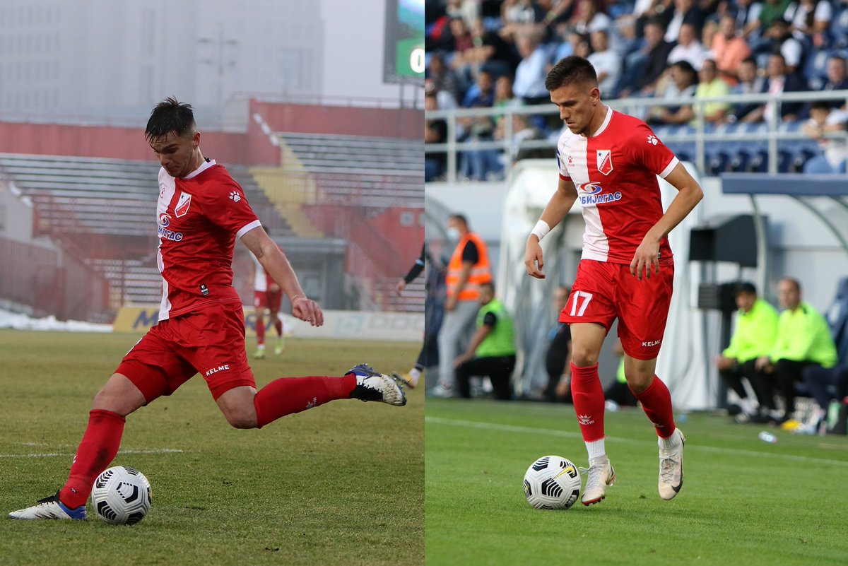 FKVojvodina1914's tweet photo. Na današnji dan, pre tačno pet godina, prve profesionalne ugovore sa Vošom potpisali su Mladen Devetak i Mihajlo Nešković!⚪️🔴 #fkvojvodina #devetak #neskovic https://t.co/8e2DAE5y91