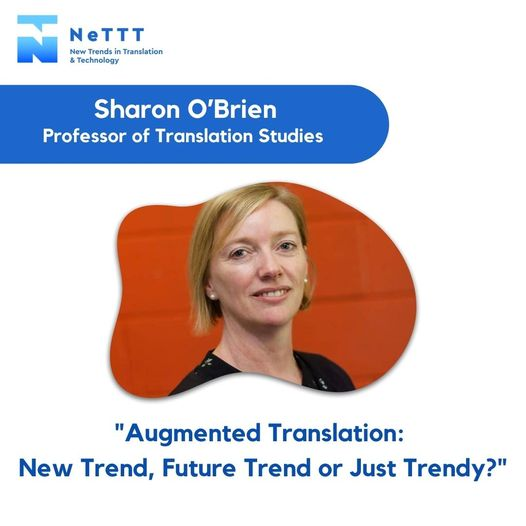 Our Keynote Speaker <a href="/SharonNiBhriain/">Sharon O’Brien</a> would like to get our attendees' thoughts on Augmented Translation  to be incorporated briefly into her talk at #NeTTT2022!

If you're attending #NeTTT2022, participate here: tinyurl.com/2d685d36

Pool closes on Thursday 30 June 18.00 CET!