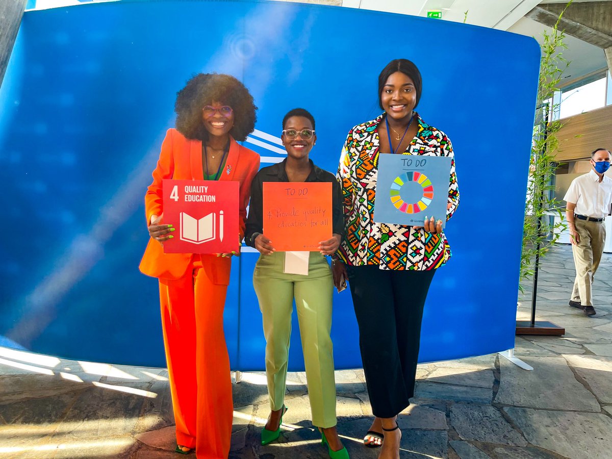 AUYouthProgram's tweet photo. The message is clear ! 

Young people want 3️⃣ things 

🎈Quality Education 
🎈Transformative Education 
🎈All inclusive Education 

#TranformingEducation https://t.co/6k1wetJkoC