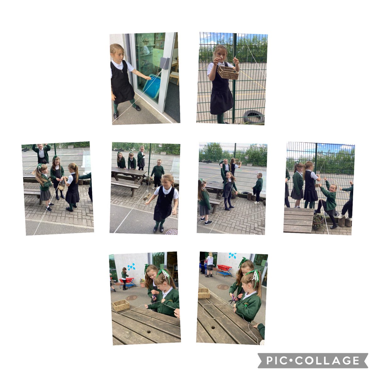 wpsYear2Melyn's tweet photo. @WillowtownPri after reading ‘The Lighthouse Keepers Lunch’ we have been designing a pulley system to get Mr Grinlings lunch to him. We had to work together as a team and listen to everyone’s ideas and try lots of things out, we had a lot of fun 🧺 #wpsstem #wpsllc https://t.co/8Hr1UjrxTo