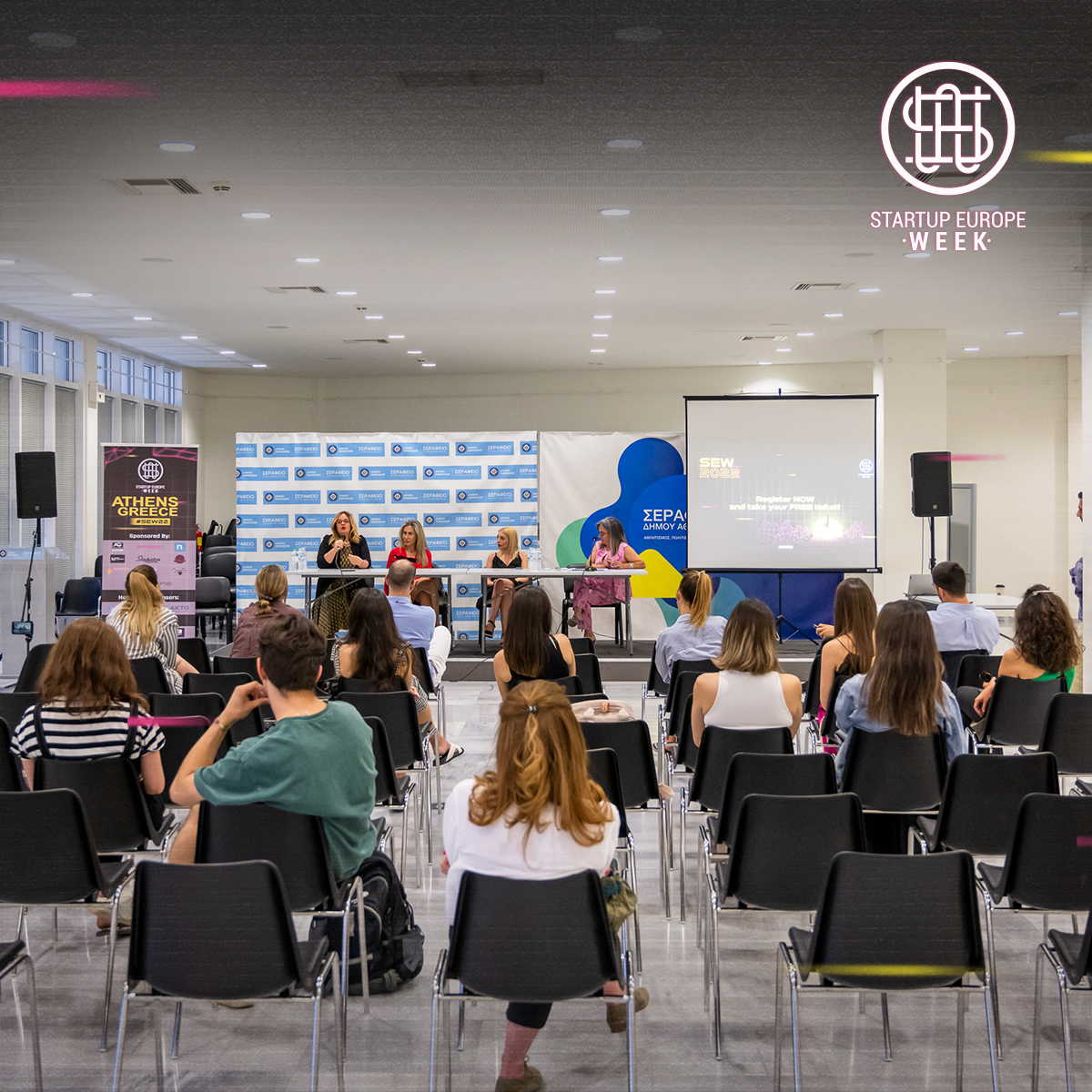 startupeuw's tweet photo. Taking a look 🔙 at #SEW22! SEW Athens 2022 was a 3 day event from June 7th-9th, co-organized by @jfoundis. With different topics, workshops, and speakers each day, John moderated an awesome, engaging week for the entrepreneurs of Athens! 🔥 https://t.co/06nj0ZDq2C
