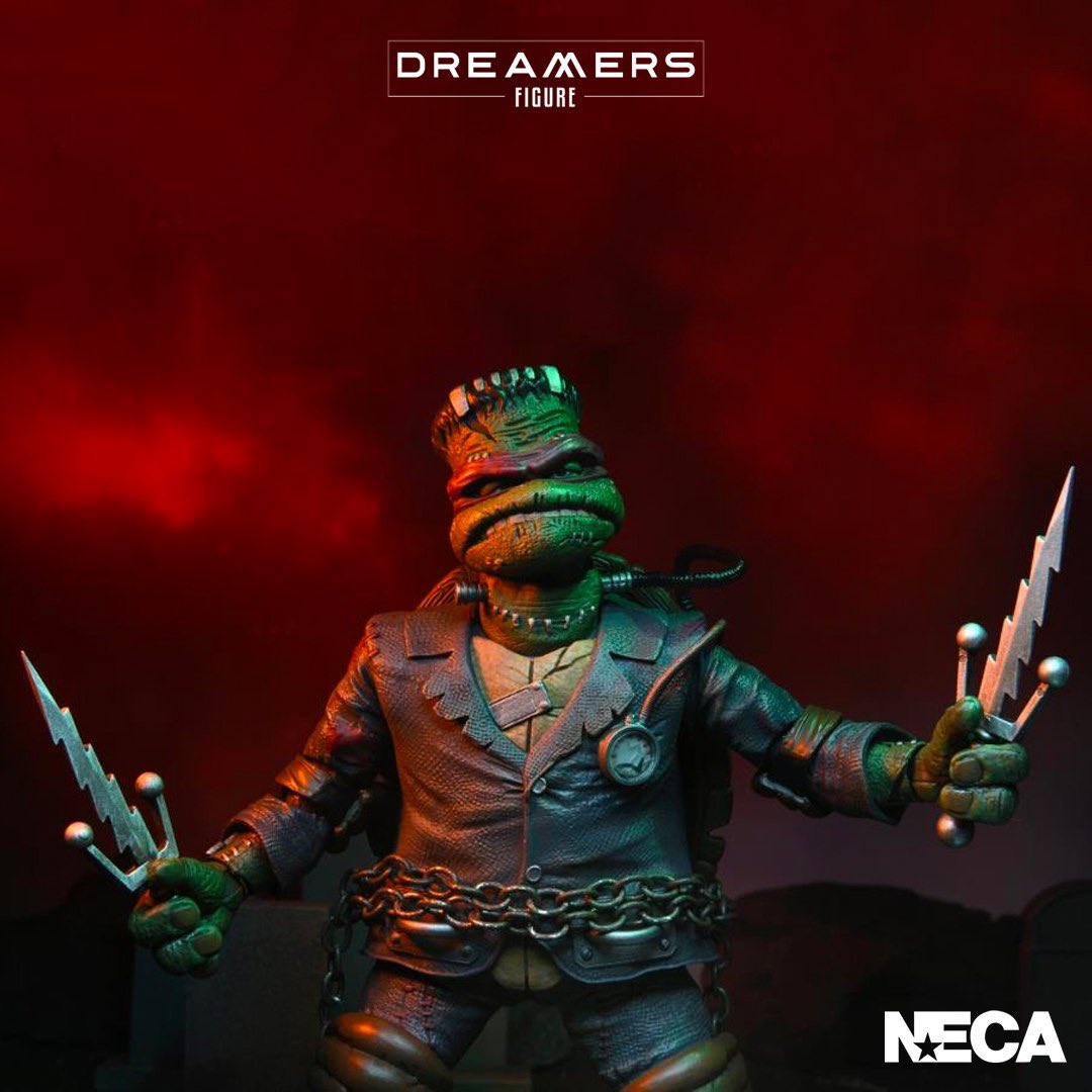 Korku koleksiyonuyla çığır açan NECA ve Dreamers, Frankenstein filminin 90. yıldönümünü Ultimate Raphael as Frankenstein’s Monster figürü ile kutluyor!  👻🔥