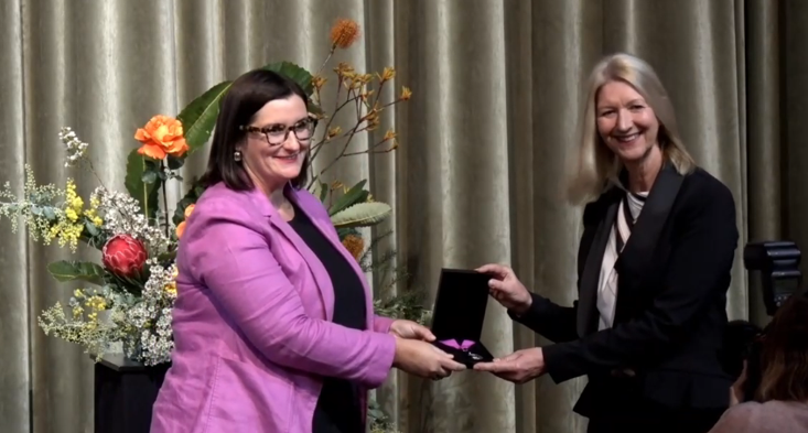 Very excited and proud and to be able to virtually watch my Mum <a href="/MsNBarker/">Narelle</a> receive her Lead Teacher recognition she completed during lockdown. #HALT2022 #HALTNSW