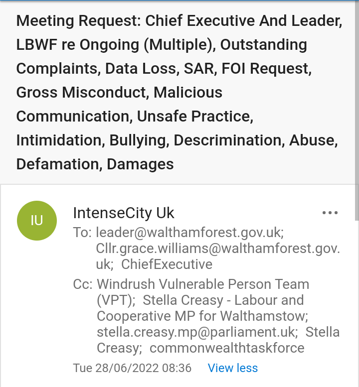 AskKingsley2's tweet photo. @wfcouncil @GracieMaeW #DataLoss @wfcouncil #LBWF @LBWFculture @martin_esom @MayorofLondon @SadiqKhan #MeetingRequest #MoreInfo re #GrossMisconduct #LifeInUK #ImpactOnLife #Bias @urbaser @UrbaserLtdCS @kiergroup #Abuse @metpoliceuk @cpsuk @AinslieWood #McEntee #E17  @MonouXcollege @NELFT @HFCSWaltham https://t.co/6PPRDDxlFF