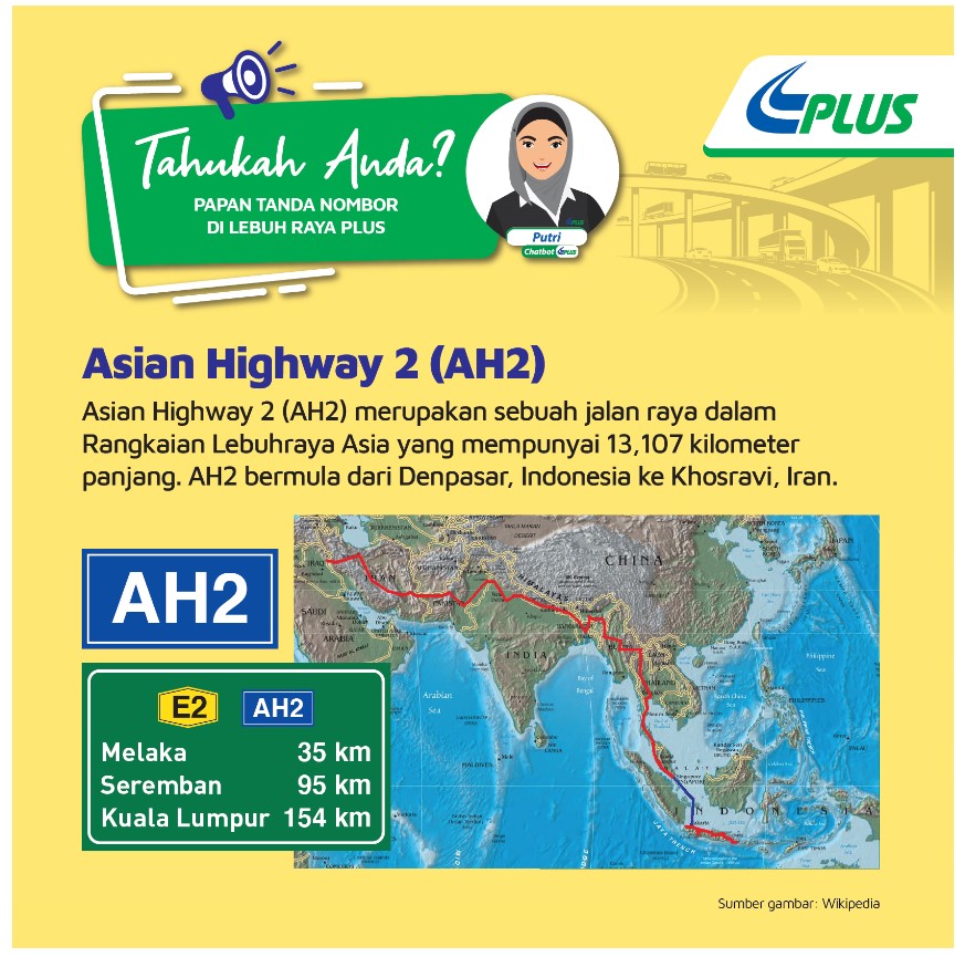 plustrafik's tweet photo. Mari kenali lebuh raya PLUS. Dalam siri Tahukah Anda? kami ingin berkongsi kepada semua mengenai papan tanda nombor yang terdapat di lebuh raya kendalian kami. Semoga ia dapat memberi pengetahuan baharu serta panduan ketika anda menggunakan Lebuhraya PLUS
#PLUSApps #PLUS_Comfort https://t.co/Lu1N5QOUgY