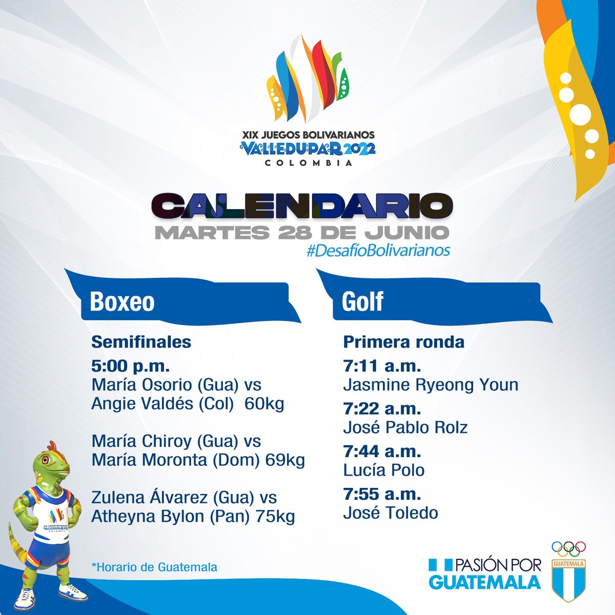 Lared1061's tweet photo. #Polideportivo | #BoxeoGuate sigue la actividad en los #Bolivarianos2022 con las semifinales a partir de las 17:00 horas. https://t.co/o31PRLiGOo