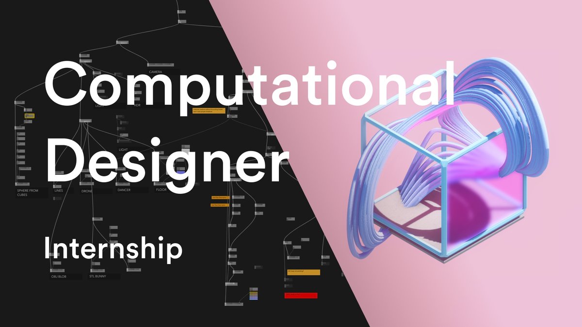 Are you a graphic designer or artist who wants to expand their toolset with code? Would you like to use computation and algorithms to create stunning visuals and bring your designs to life? We would love you to join @variable_io team! variable.io/jobs/ See below why /1