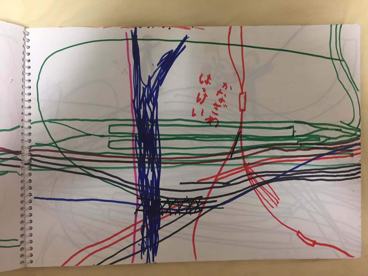 唐突に幼稚園の時に描いた絵を上げる 