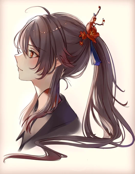 ポニテ胡桃ちゃんを妄想 