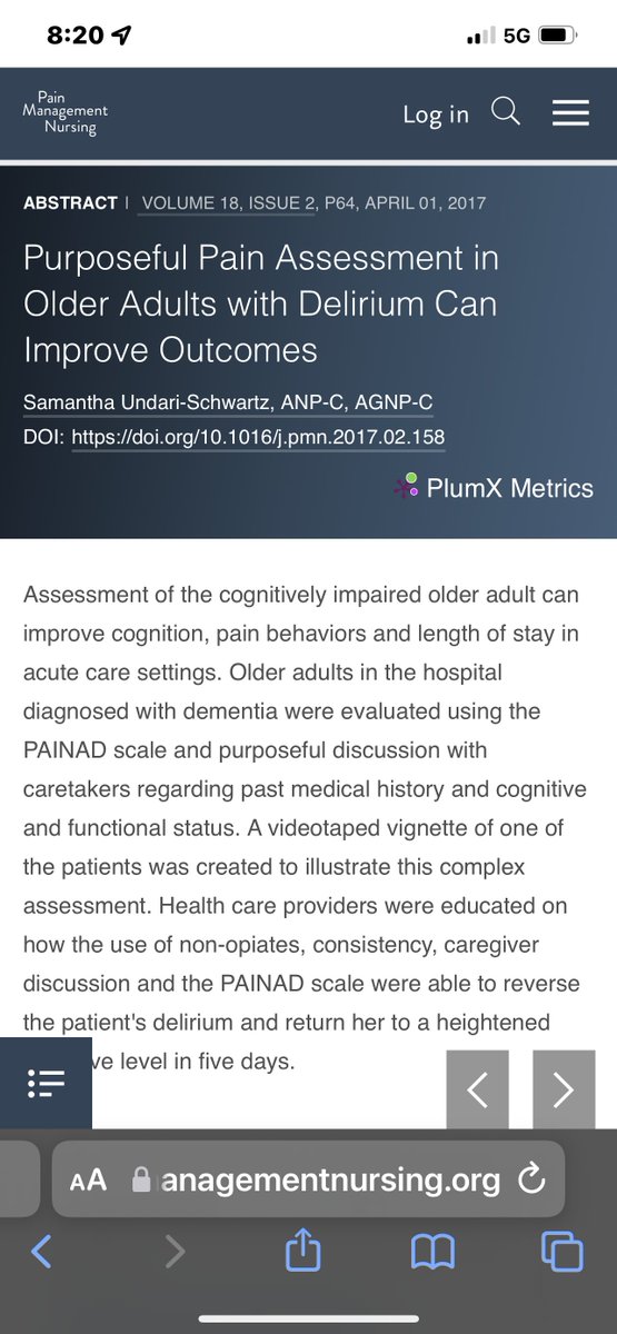 Congrats to JHS nurse Samantha Undari-Schwartz, who recently had her article published!