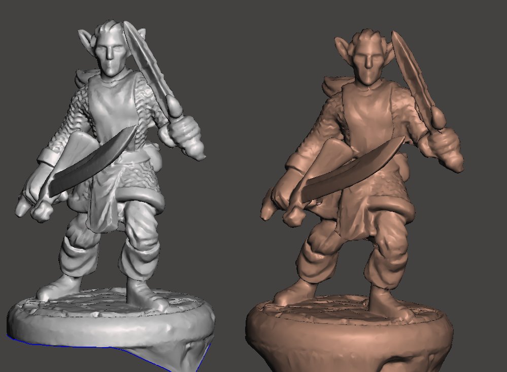 openscan_eu's tweet image. Raw 3D Scan from 60 photos with the OpenScan Classic - left Arducam IMX519, right Canon M100. So you see, that you do not need an expensive camera to get good results... #openscan #raspberrypi #photogrammetry #photography #3d #3dmodel #3dmodeling #sculpting #sculptor #ar #vr