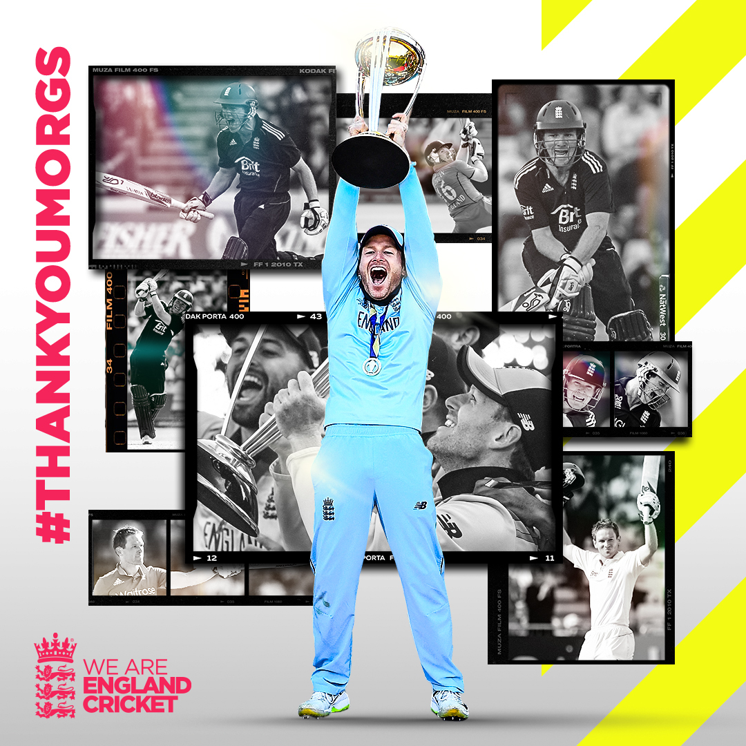 You’ve changed English cricket forever.

An innovator 🏏 A motivator 💪 A champion 🏆

Your legacy will live on...

#ThankYouMorgs ❤️