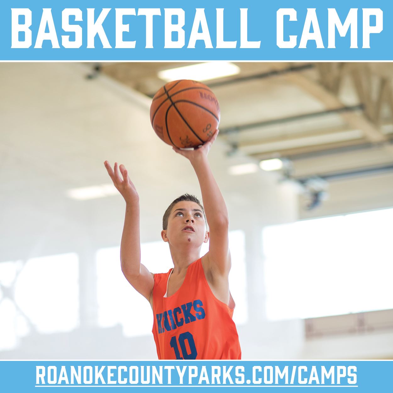 Roanoke County Parks on Twitter "Basketball Camp (Ages 713) Spots