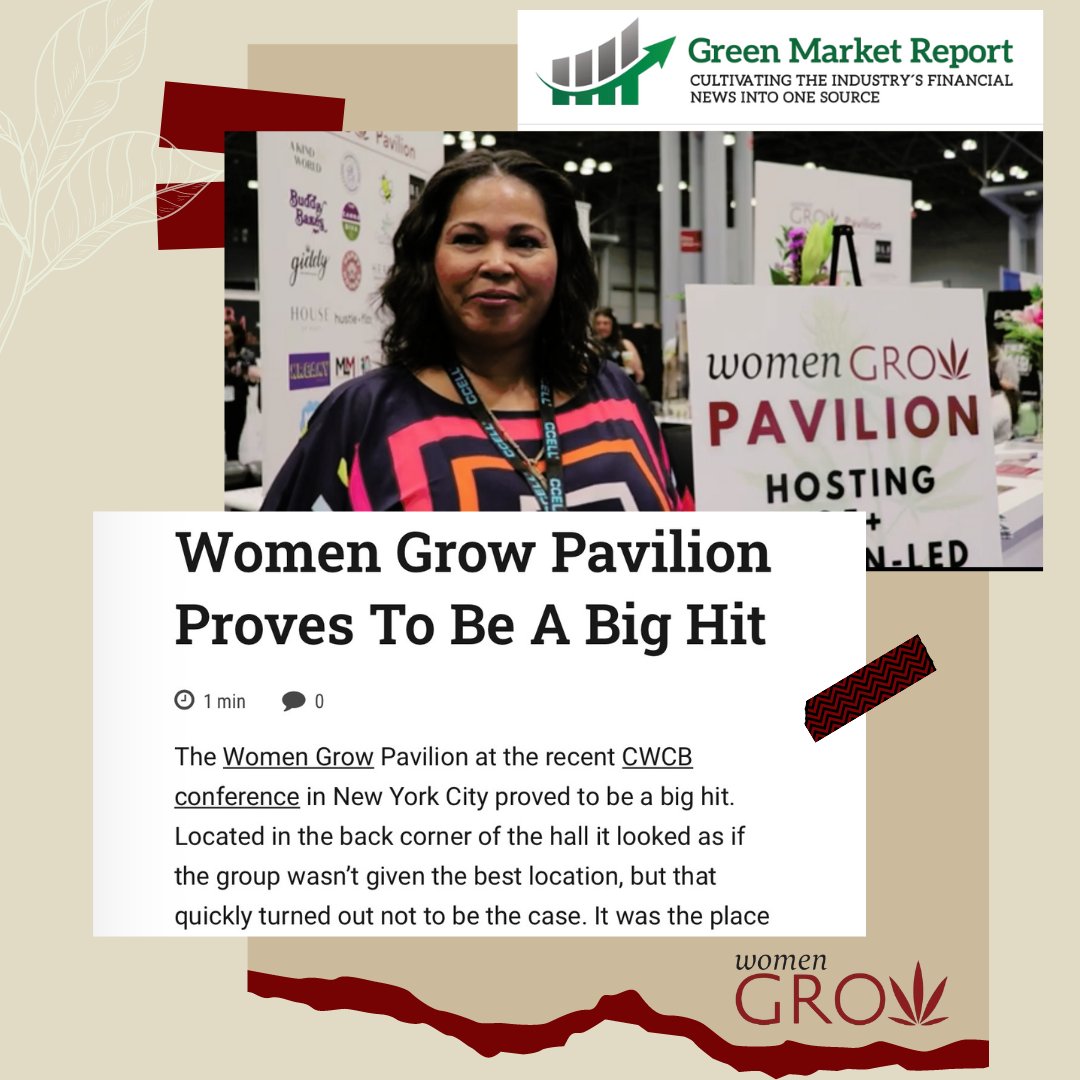 womengrow's tweet photo. If you missed the Women's Pavilion at CWCBE this year, watch this video for a recap.

https://t.co/CpTtW5GCkz

#WomenGrow #WomeninCannabis #CWCBE https://t.co/bFOUDLkQha