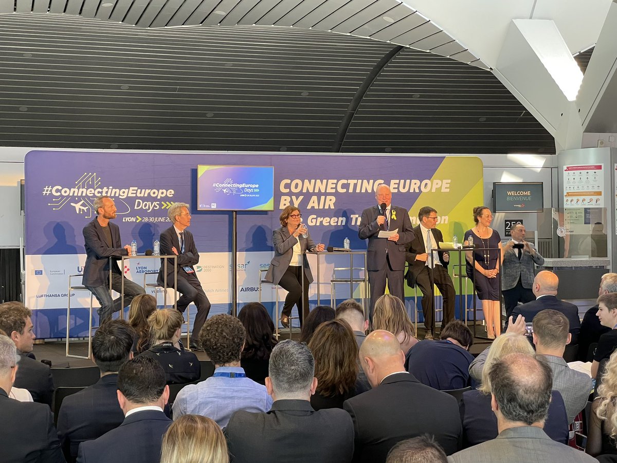 Commissioner <a href="/AdinaValean/">Adina Valean</a> ‘The low hanging fruit able to deliver benefits to #EU #aviation is next to Sustainable Aviation Fuels, the modernisation of aviation’. Let’s Modernise #ATM #AsOne. #SESAR #ConnectingEurope <a href="/Transport_EU/">EU Transport</a> <a href="/cinea_eu/">CINEA 🇪🇺</a>