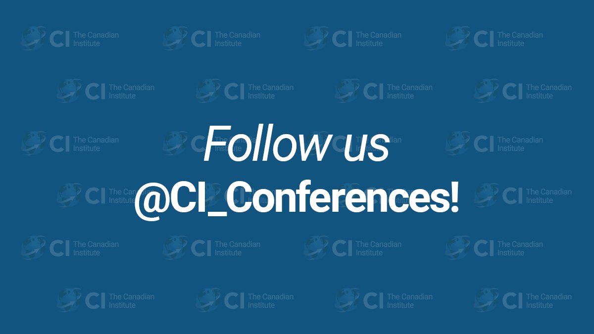 We’re creating a one-stop shop for news and updates for all our events. Follow us <a href="/CI_Conferences/">The Canadian Institute</a> for a comprehensive look at all our events throughout the year.
#LegalConference #ComplianceTraining #GovConnect