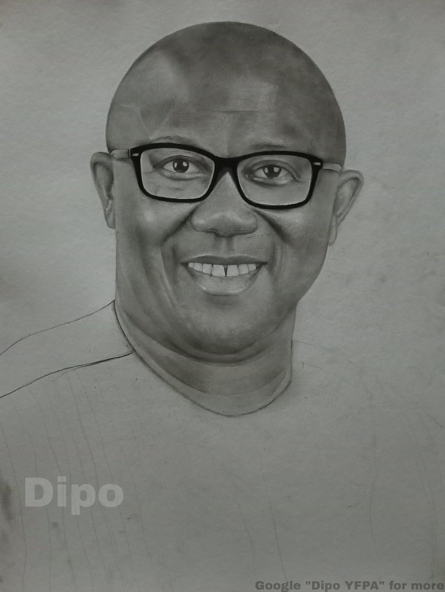 Dipo_YFPA's tweet photo. Hi Twitter. I made a drawing of @PeterObi to encourage people to get their PVC. 💳
I have mine... Go get yours too.

#PeterObi4President2023 #NYSC #EFCC #Wizkid https://t.co/bM7dByQh8O