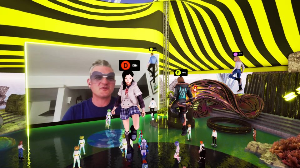 Great to see <a href="/thefabricant/">The Fabricant</a>'s Bradford Bird talking about the differences between web2 and web3 at <a href="/deptagency/">DEPT®</a>'s Meta Festival. I'm using <a href="/readyplayerme/">Ready Player Me</a> avatar, which supports our new 
<a href="/worldofwomennft/">world of women</a> digital fashion collection.  #metaverse #virtualspace #digitalfashion