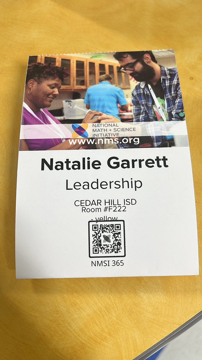 Excited about today and tomorrow! #growth #NMSI