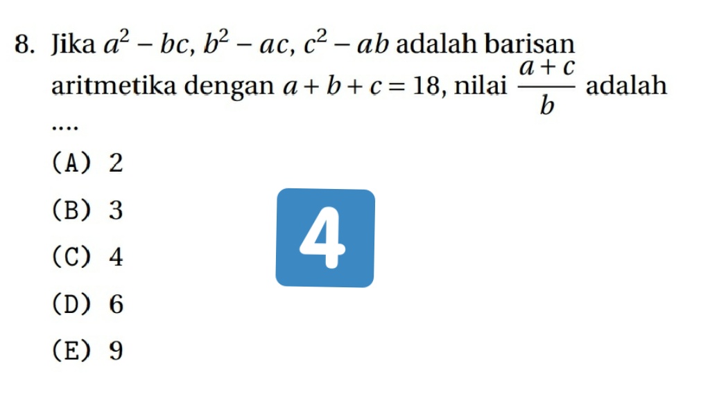 nakamatika's tweet image. Bahas soal SIMAK UI 2017- 2021 MATDAS

Tentang barisan dan Deret aritmatika dan geometri.

Cobain yuk! Sambil nunggu pembahasan nya