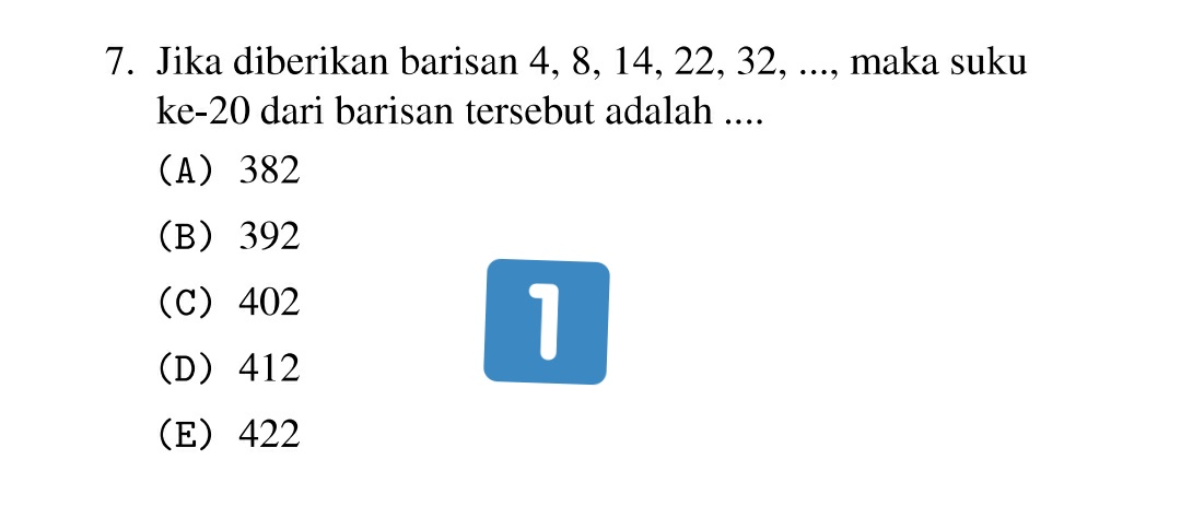 nakamatika's tweet image. Bahas soal SIMAK UI 2017- 2021 MATDAS

Tentang barisan dan Deret aritmatika dan geometri.

Cobain yuk! Sambil nunggu pembahasan nya
