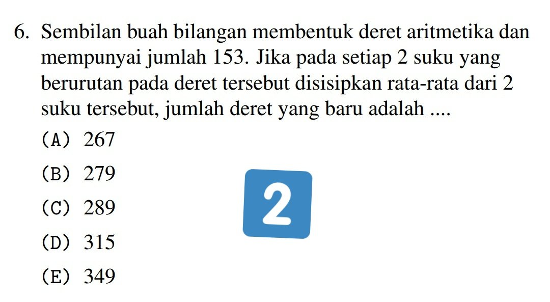 nakamatika's tweet image. Bahas soal SIMAK UI 2017- 2021 MATDAS

Tentang barisan dan Deret aritmatika dan geometri.

Cobain yuk! Sambil nunggu pembahasan nya
