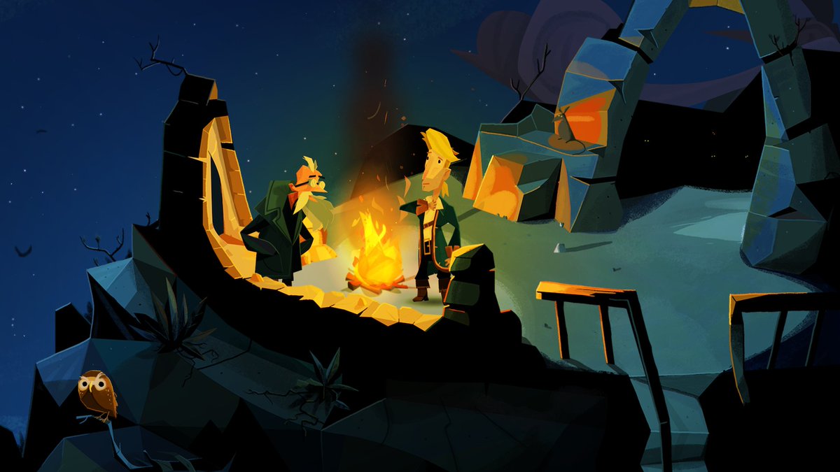 geoffkeighley's tweet image. Brand new screenshots from RETURN TO MONKEY ISLAND, out later this year on PC and Switch