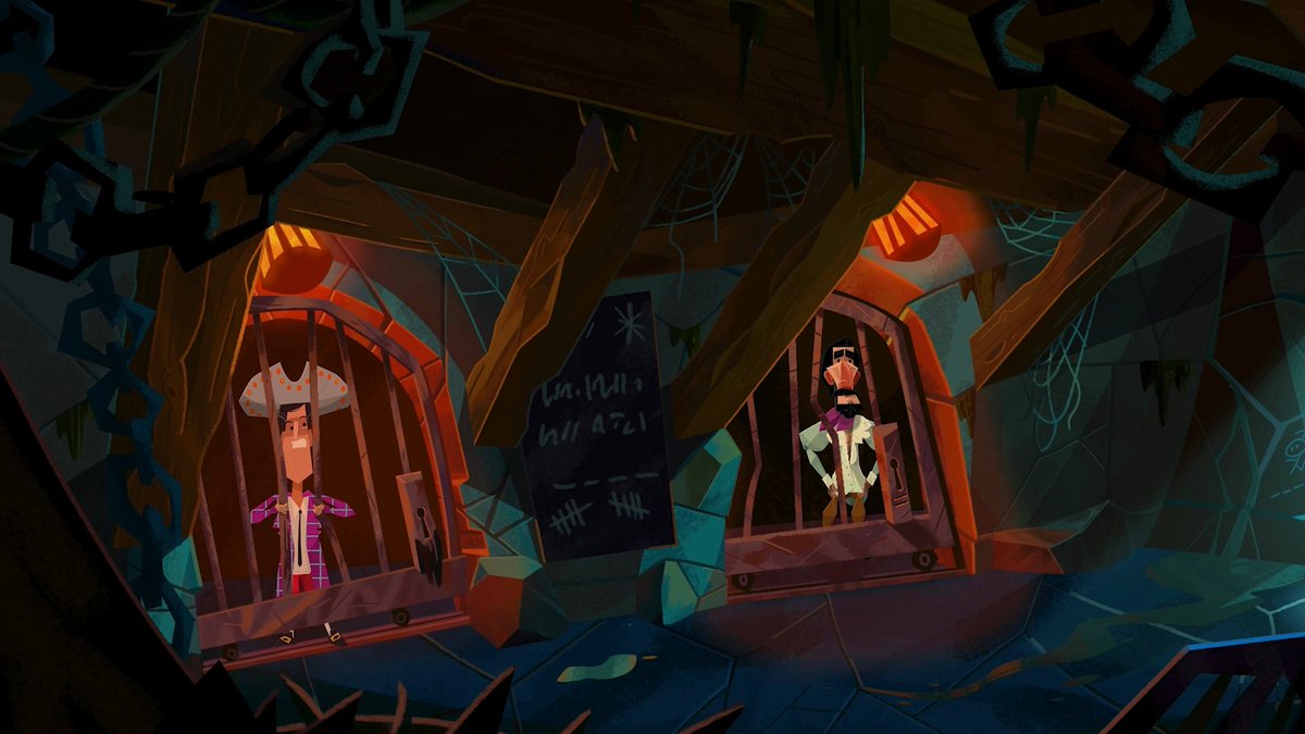 geoffkeighley's tweet image. Brand new screenshots from RETURN TO MONKEY ISLAND, out later this year on PC and Switch