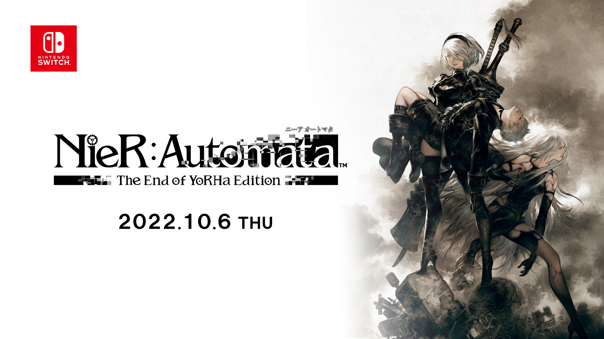 NieR:Automata The End of YoRHa Edition Announced to Switch (October 6,  2022)