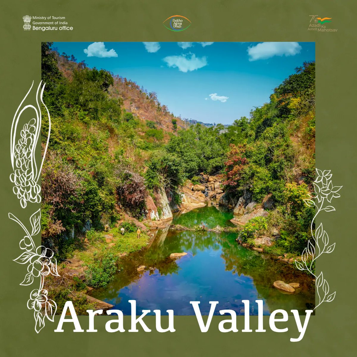 July is the prime monsoon month veiled in waterfalls, low clouds and greenery and we have a list of wonderful, easily accessible destinations for you to visit next month.

1. Araku Valley: A hidden coffee paradise near Vishakapatnam

#IndianMonsoon #ArakuValley #Lonavala #Puri