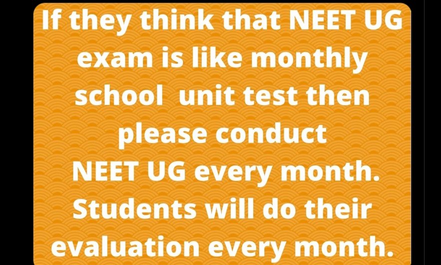 nlofrwn's tweet photo. What a joke sir @dpradhanbjp  #RemoveDharmendraPradhan
#EduMinShiftNEETUG 
#MODIJIextendNEETUG https://t.co/tm6kbQ5wv6