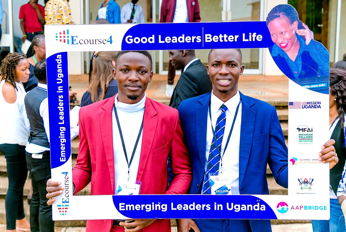 WyclefUg's tweet photo. It's a honor being part of the Ecourse4 Fellows program administered by @mfai_ug with funding from @usmissionuganda
I join a pool of Young Leaders skilling in Civic participation, Leadership, project management among other transformative programs. https://t.co/RzzrkJ4n8E