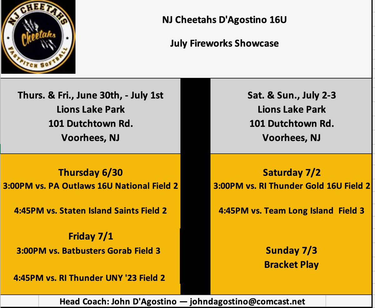 NJ Cheetahs D’Agostino tweet media