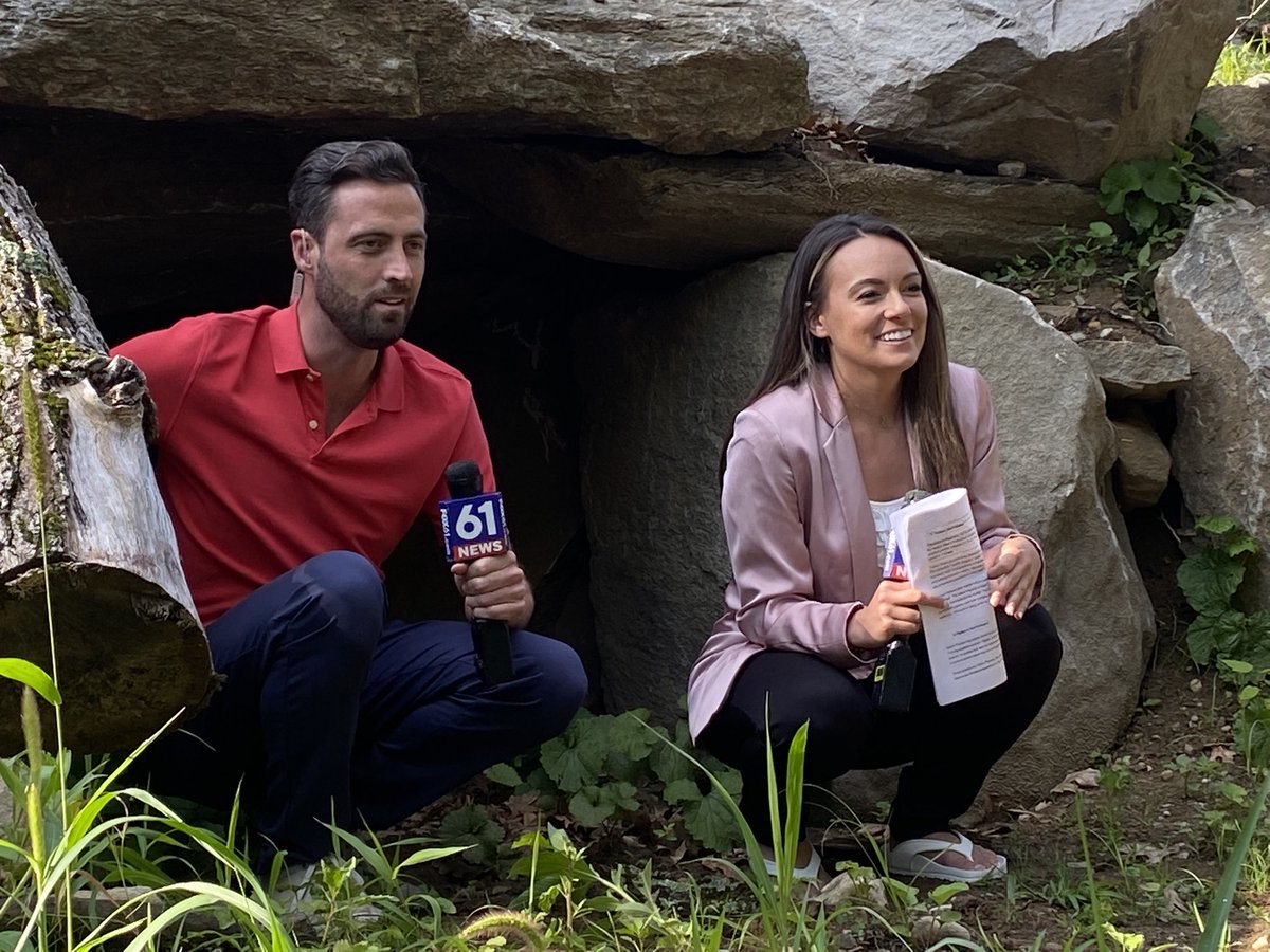 Look who’s in the Andean bear den! <a href="/KeithMcGilvery/">Keith McGilvery</a> and <a href="/RachPiscitelli/">Rachel Piscitelli</a> from <a href="/FOX61News/">FOX61</a>!
