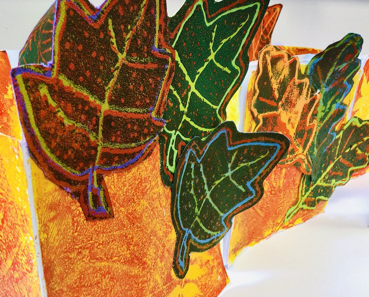 mill_view's tweet photo. Hawks, year four artists, spent time this morning creating some beautiful printed artwork inspired by our forest area and kirtchen garden space. @CAcademiesTrust #primaryart #arteducation  #ks2art https://t.co/T09B0Mzv8L